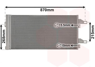 Condensador, Aire Acondicionado Peugeot Boxer Autobús · 09005246