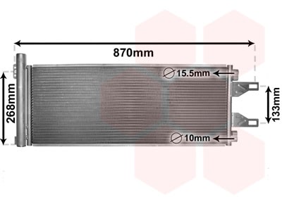 Condensador, Aire Acondicionado Peugeot Boxer Autobús · 09005248