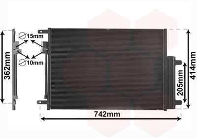 Condensador, Aire Acondicionado Jeep Renegade SUV · 21015702