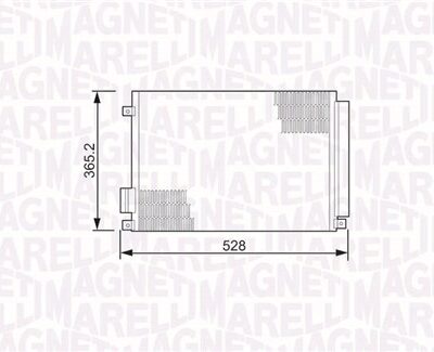 Condensador, Aire Acondicionado Fiat Panda · 350203497000