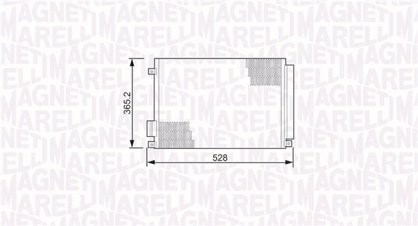 Condensador, Aire Acondicionado Fiat Panda · 350203497000