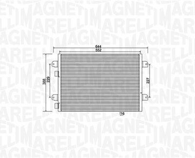 Condensador, Aire Acondicionado Dacia Sandero · 350203931000