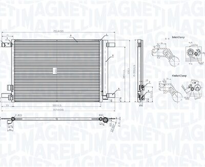 Condensador, Aire Acondicionado VW Golf VII · 350203964000