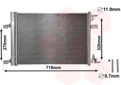 Condensador, Aire Acondicionado Opel Astra J GTC · 37005500