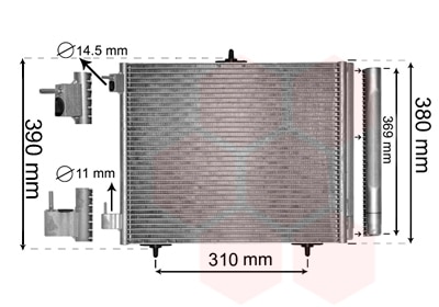 Condensador, Aire Acondicionado Peugeot 208 I · 40005295
