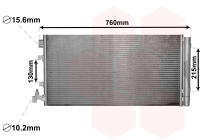 Condensador, Aire Acondicionado Renault Megane III Coupé · 43005449