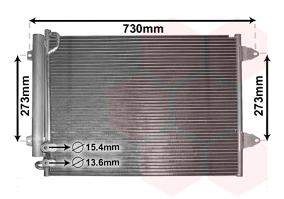 Condensador, Aire Acondicionado VW Passat B7 · 58005225