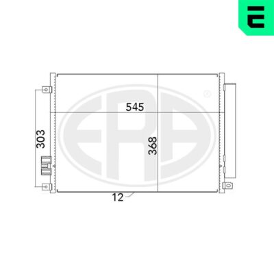 Condensador, Aire Acondicionado Fiat Panda · 667008