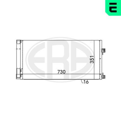 Condensador, Aire Acondicionado Renault Laguna III · 667133