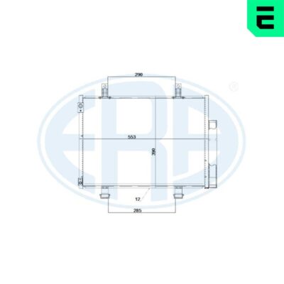 Condensador, Aire Acondicionado Suzuki Swift IV · 667254