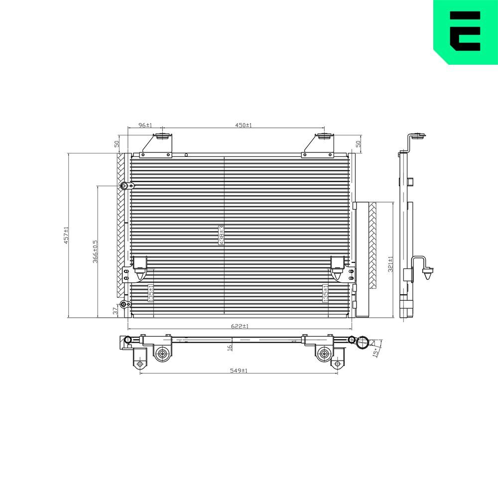 Condensador, Aire Acondicionado Toyota Hilux VII Pick-up · 667304