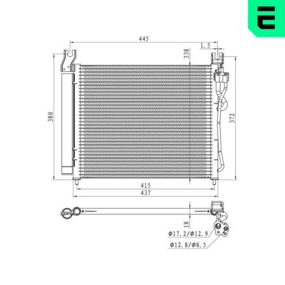 Condensador, Aire Acondicionado Kia Picanto I · 667308