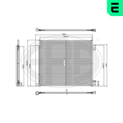 Condensador, Aire Acondicionado Renault Kadjar · 667356