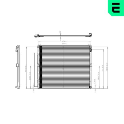 Condensador, Aire Acondicionado Toyota Land Cruiser Prado · 667473