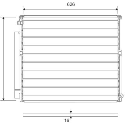 Condensador, Aire Acondicionado Toyota Land Cruiser Prado · 814203