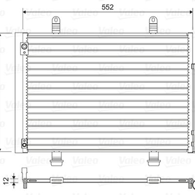 Condensador, Aire Acondicionado Suzuki Swift IV · 814418