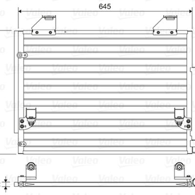 Condensador, Aire Acondicionado Toyota Hilux VII Pick-up · 814457