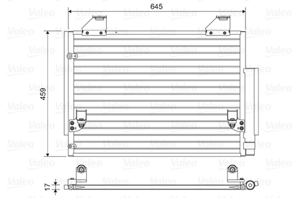Condensador, Aire Acondicionado Toyota Hilux VII Pick-up · 814457