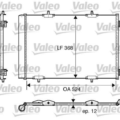 Condensador, Aire Acondicionado Peugeot 2008 I · 818015