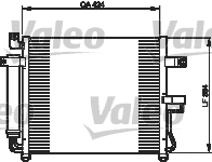 Condensador, Aire Acondicionado Hyundai Accent II Sedán · 818073