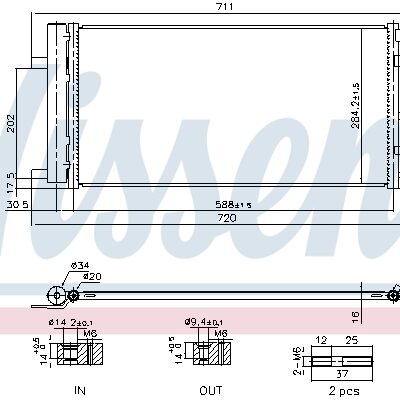 Condensador, Aire Acondicionado Kia Ceed · 940978