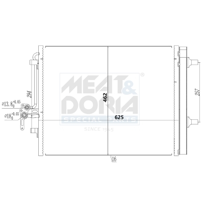 Condensador, Aire Acondicionado Land Rover Freelander 2 · 991212