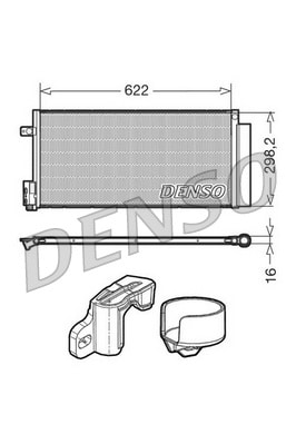 Condensador, Aire Acondicionado Opel Corsa D · DCN13110