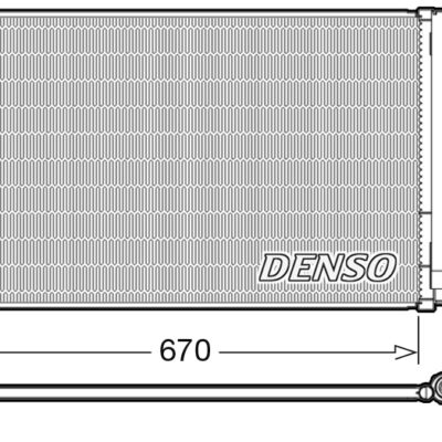 Condensador, Aire Acondicionado Opel Astra J GTC · DCN20002