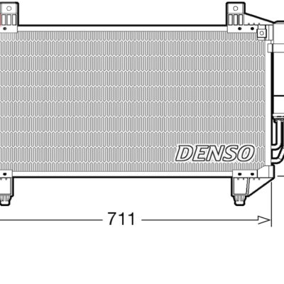 Condensador, Aire Acondicionado Mitsubishi Outlander III · DCN45011