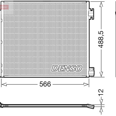 Condensador, Aire Acondicionado Nissan Qashqai II · DCN46026