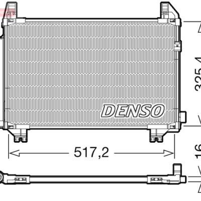 Condensador, Aire Acondicionado Toyota Yaris · DCN50107