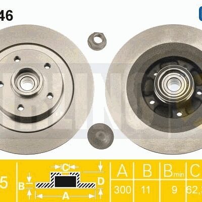 Disco De Freno Renault Laguna III · 6060446