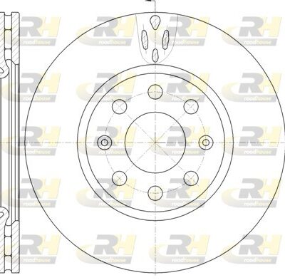 Disco De Freno Fiat Punto EVO Furgoneta/hatchback · 6981.10