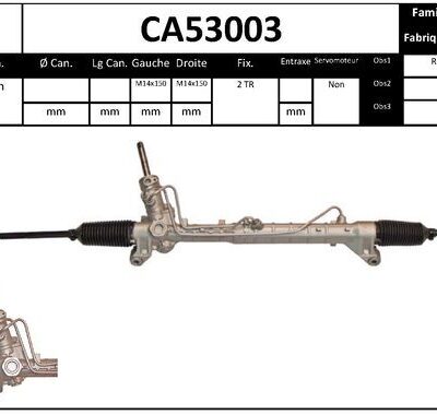 Engranaje De Dirección Mazda 3 · CA53003