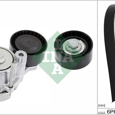 Juego De Correas Trapeciales Poli V Opel Mokka / Mokka X · 529 0311 10