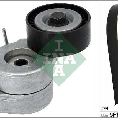 Juego De Correas Trapeciales Poli V Opel Meriva B VAN · 529 0347 10