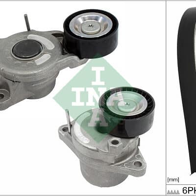 Juego De Correas Trapeciales Poli V Peugeot 508 I · 529 0360 10