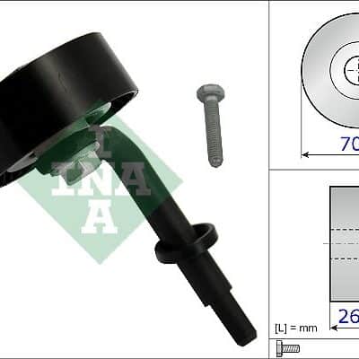 Polea Tensora, Correa Poli V BMW X3 · 531 0783 10