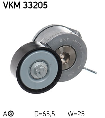 Tensor De Correa, Correa Poli V Peugeot 3008 I Monospace · VKM 33205