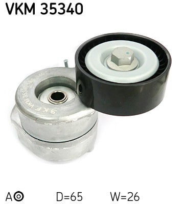 Tensor De Correa, Correa Poli V Fiat Punto EVO Furgoneta/hatchback · VKM 35340