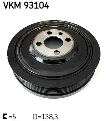 Polea, Cigüeñal VW Transporter T6 / Caravelle T6 Autobús · VKM 93104