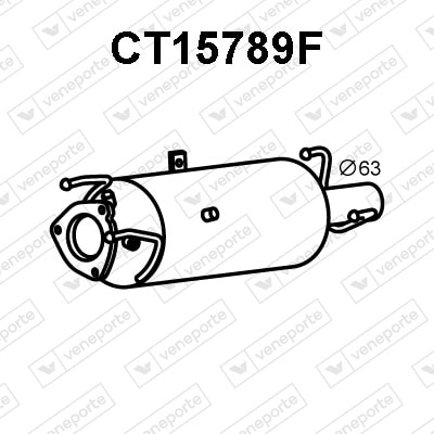 Filtro de partículas Fiat Ducato Caja/chasis · CT15789F