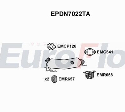 Filtro de partículas Nissan Navara NP300 Pick-up · EPDN7022TA