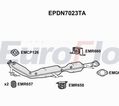 Filtro de partículas Nissan Navara NP300 Pick-up · EPDN7023TA
