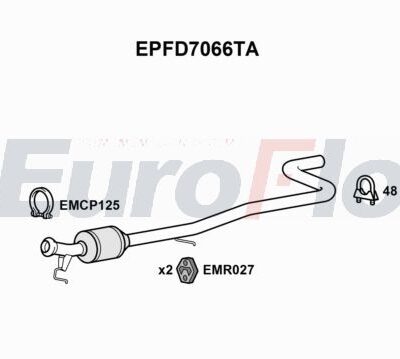 Filtro de partículas Ford Puma · EPFD7066TA