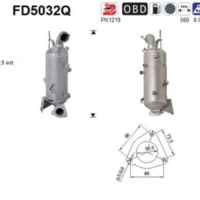 Filtro de partículas Opel Insignia A Sports Tourer · FD5032Q