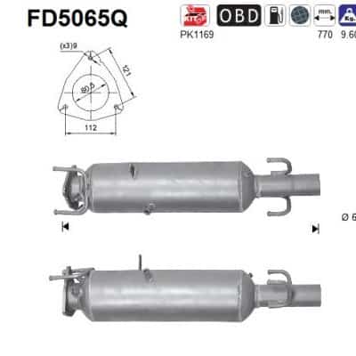 Filtro de partículas Fiat Ducato Caja/chasis · FD5065Q