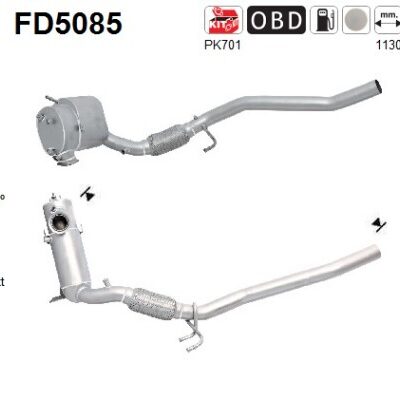 Filtro de partículas VW Passat B7 · FD5085