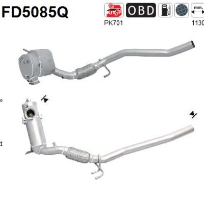 Filtro de partículas VW Passat B7 · FD5085Q