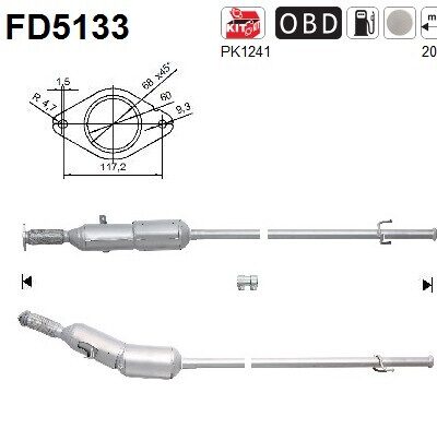 Filtro de partículas Renault Kangoo BE BOP · FD5133